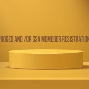 ProGEO and / or GSA Member Registration Fee
